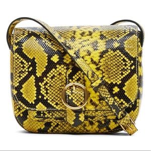 NWT Banana Republic Mini Leather Saddle Bag